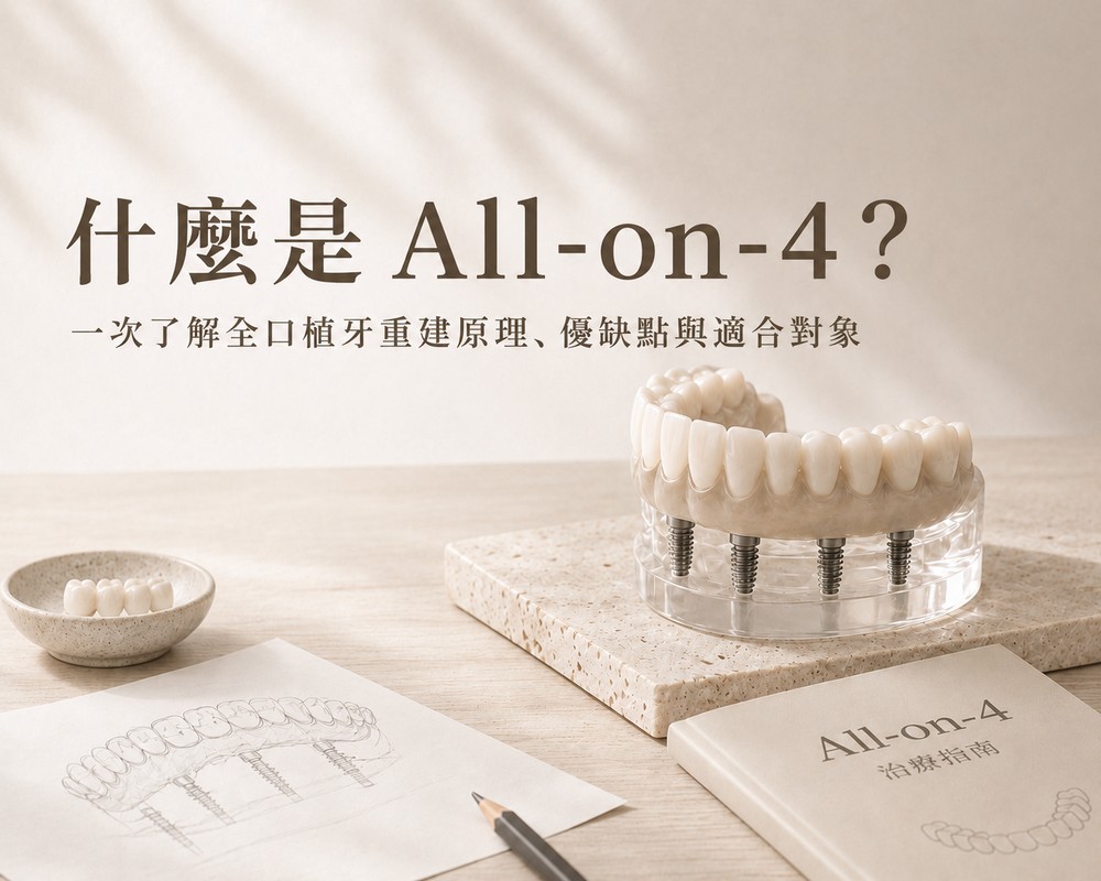 什麼是 All-on-4？一次了解全口植牙重建原理、優缺點與適合對象